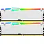 Модуль пам'яті для комп'ютера DDR5 32GB (2x16GB) 6000 MHz Beast RGB EXPO White Kingston Fury (ex.HyperX) (KF560C36BWE2AK2-32) - мініатюра 4
