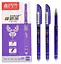 Ручка гелевая пиши-стирай, игольчатый наконечник, 0.38 мм, темно-фиолетовая, временно исчезающая, 12 шт., 3176-DPUR - миниатюра 1