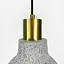 Подвес Terrazzo Toco с серым бетонным плафоном в стиле Ар-деко | Line F | Арт. MJ167/1 GR - миниатюра 5