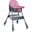 Стульчик для кормления Bambi M 5722 Lilac с корзиной для игрушек и чехлом из мягкой экокожи, розовый - миниатюра 1