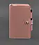 Жіночий шкіряний блокнот (Софт-бук) 4.0 рожевий - мініатюра 1