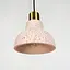 Подвес Terrazzo Toco с розовым бетонным плафоном в стиле Ар-деко | Line F | Арт. MJ167/1 RED - миниатюра 2