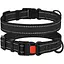 Нашийник для собак Barksi Active світловідбивний пластиковий фастекс 30-40х2 см чорний - мініатюра 3