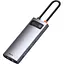 USB-хаб Baseus Metal Gleam Series 6-in-1 Multifunctional Type-C Hub Docking Station Space Gray (CAHUB-CW0G) [75252] - мініатюра 3