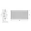 Радіатор сталевий Thermo Alliance 22 тип 600x1200 бічне підключення - мініатюра 2