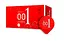Гладкі презервативи ультратонкі Olo RED 0,01мм Ваніль подвійна змазка M 51-54 мм 10 шт - мініатюра 1