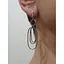 Срібні сережки-підвіски TOP Silver. 520602 - мініатюра 4