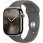 Смарт-годинник Apple Watch Series 10 GPS + Cellular 46mm Natural Titanium Case w. Stone Grey Sport Band - M/L (MWYA3) - мініатюра 1