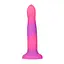 Фалоімітатор Addiction Rave 8″, що світиться в темряві, Glow in the Dark Dildo Pink Purple, 20,3 см - мініатюра 3