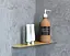 Кутова полиця для ванни Rea SF05 30 brushed gold REA-06015, Золотий - мініатюра 2