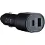 Автомобільний зарядний пристрій Samsung Dual Port Car Charger USB + Type-C Port 45W High c0py Чорний - мініатюра 1