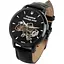 Часы мужские Besta Skeleton UA Black Черный (3121) - миниатюра 1