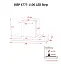 Вытяжка полновстраиваемая PERFELLI BISP 6773 WH 1100 LED Strip - миниатюра 12