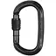 Карабин Singing Rock Ozone Screw Black (1033-SR K0016BB) - миниатюра 1