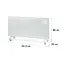 Конвекторний обігрівач Klarstein Bornholm Smart WiFi 2000 Вт білий (10034390) - мініатюра 4