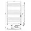 Электрический полотенцесушитель Laris Классик Премиум П9 500x800 Е левый S 73207662, Хром, Левое, Электронный - миниатюра 6
