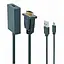 Адаптер VGA (M)-HDMI (F), Cablexpert, Black, 3.5 мм для передачі стереозвуку, USB для живлення (A-VGA-HDMI-01) - мініатюра 1