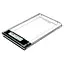 Внешний карман с дисплеем XON MemoryCase для 2.5" SATA HDD/SSD USB 3.1 Type-C (XHC2C13S21PT 2209) Прозрачный  - миниатюра 2