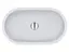 Умивальник Miraggio Mark 625 mirasoft 0002690, Білий матовий - мініатюра 4