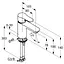Змішувач для умивальника Kludi Objekta 321260575 - мініатюра 2