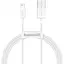 Кабель Baseus Superior Series Fast Charging Data Cable USB to iP 2.4A 1.5 м Білий - мініатюра 1