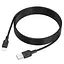 Дата кабель Borofone BX113 Lenny USB to Lightning 2.4A (3m) Black - мініатюра 5