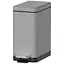 Відро для сміття Koer TC-010206-07 з плавним закриттям прямокутне 6 л сірий (KR5596)  - мініатюра 1