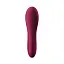 Вакуумний кліторальний стимулятор з вібрацією Satisfyer Dual Crush бордовий - мініатюра 3