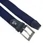 Ремінь-гумка чоловічий JK-35005 (110 см) синій плетений - мініатюра 3