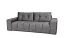 Диван прямой Брандо раскладной темно-серый - миниатюра 1