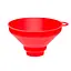 Воронка (лейка) Ø 15,5 см пластиковая с широким горлом на банку, Kitchette Красный 85154 - миниатюра 3