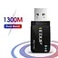 Бездротовий USB Wi-Fi адаптер EDUP EP-1689, 2.4 / 5 GHz USB 3.0 чорний (18641) - мініатюра 2