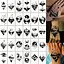 Набор детских часов тату Черные мини №3 black-tattoo-mini-set-3-3, 30 штук по 9,5*5,5 см - миниатюра 1