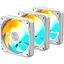 Вентилятор Gigabyte EZ CHAIN 120мм FAN 120 3-Pack White (GP-GBT EZFAN1203 ICE) - миниатюра 4