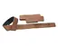 Лямки для тяги кожаные Power System PS-3320 Leather Straps Бежевые (PS_3320) - миниатюра 2