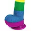 Фалоімітатор LoveToy 9'' Prider 22.5 см райдужний - мініатюра 5