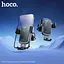 Автотримач для телефона HOCO H80 Vista gravity car holder (air outlet) Black Metal Gray - мініатюра 8