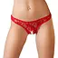Трусики-стрінги Cottelli Lingerie Lace L червоний - мініатюра 1