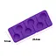 Силиконовая форма для леденцов и конфет на палочке "Спираль", Kitchen Master Фиолетовый 87620 - миниатюра 3