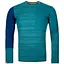 Термокофта Ortovox 185 Rock'n'Wool Long Sleeve Mns M Бірюзовий (1054-025.001.0155) - мініатюра 1