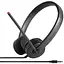 Гарнітура Lenovo Stereo Analog Headset чорна - мініатюра 1
