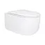 Унитаз подвесной Qtap Taurus безободковый с сиденьем Soft-close QT2433084EUQW, Белый - миниатюра 1