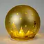 Світильник декоративний Chomik Куля скляний LED 12x11 см золотий (BOZ1846) - мініатюра 2