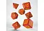 Набір кубиків Dragon Slayer Red & orange Dice Set , 7 шт. (SDRS1D) - мініатюра 2