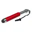 Стилус-брелок ємнісний, висувний, червоний - мініатюра 2
