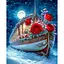 Алмазная мозаика Strateg ПРЕМИУМ Романтическое путешествие размером 30х40 см (HEG87083) - миниатюра 1