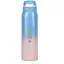 Термос "Happiness Comes" сине-розовый градиент нержавеющая сталь 500 мл - миниатюра 1