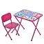 Дитячий столик складаний зі стільчиком M 5971-8 малиновий - мініатюра 1