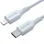 Кабель PD Borofone BX49 Type-C to iPhone 20 W 1 метр білий - мініатюра 1
