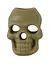 Стопери для шнурка Kombat UK Skull Cord Stoppers 10 шт Койот (1000-kb-scs-coy) - мініатюра 2